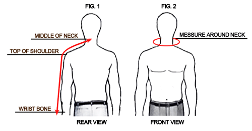 how to measure for a mens dress shirt