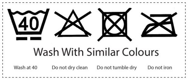 How To Wash And Care For Your Dress Shirts: label on clothes