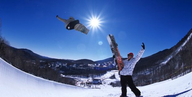 Winter Getaway: Vermont - snowboarding