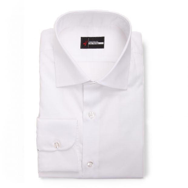 Non Iron White Dress Shirt by Deo Veritas