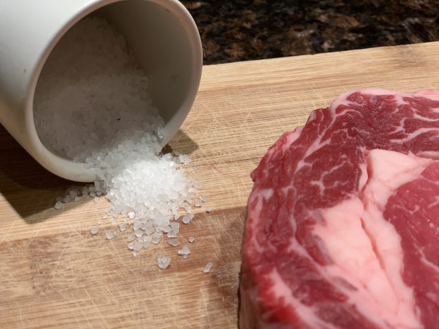 kosher salt skillet steak