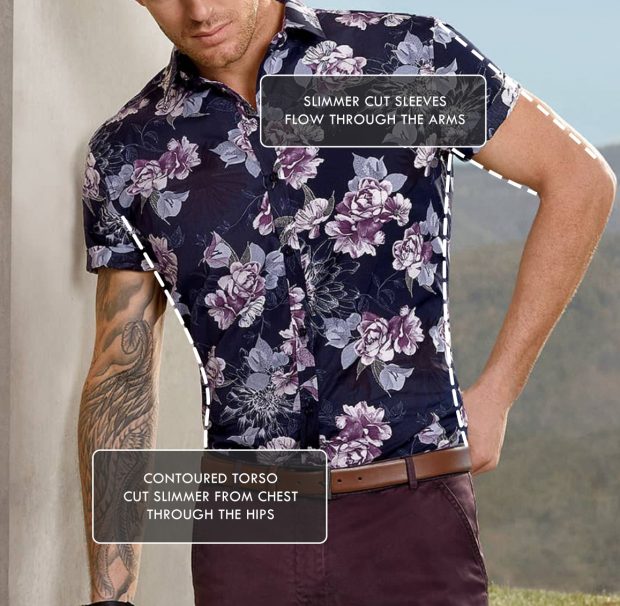 Man's short sleeve shirt