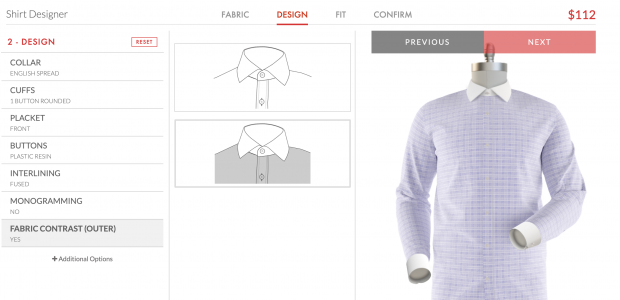deo veritas contrast collar shirt