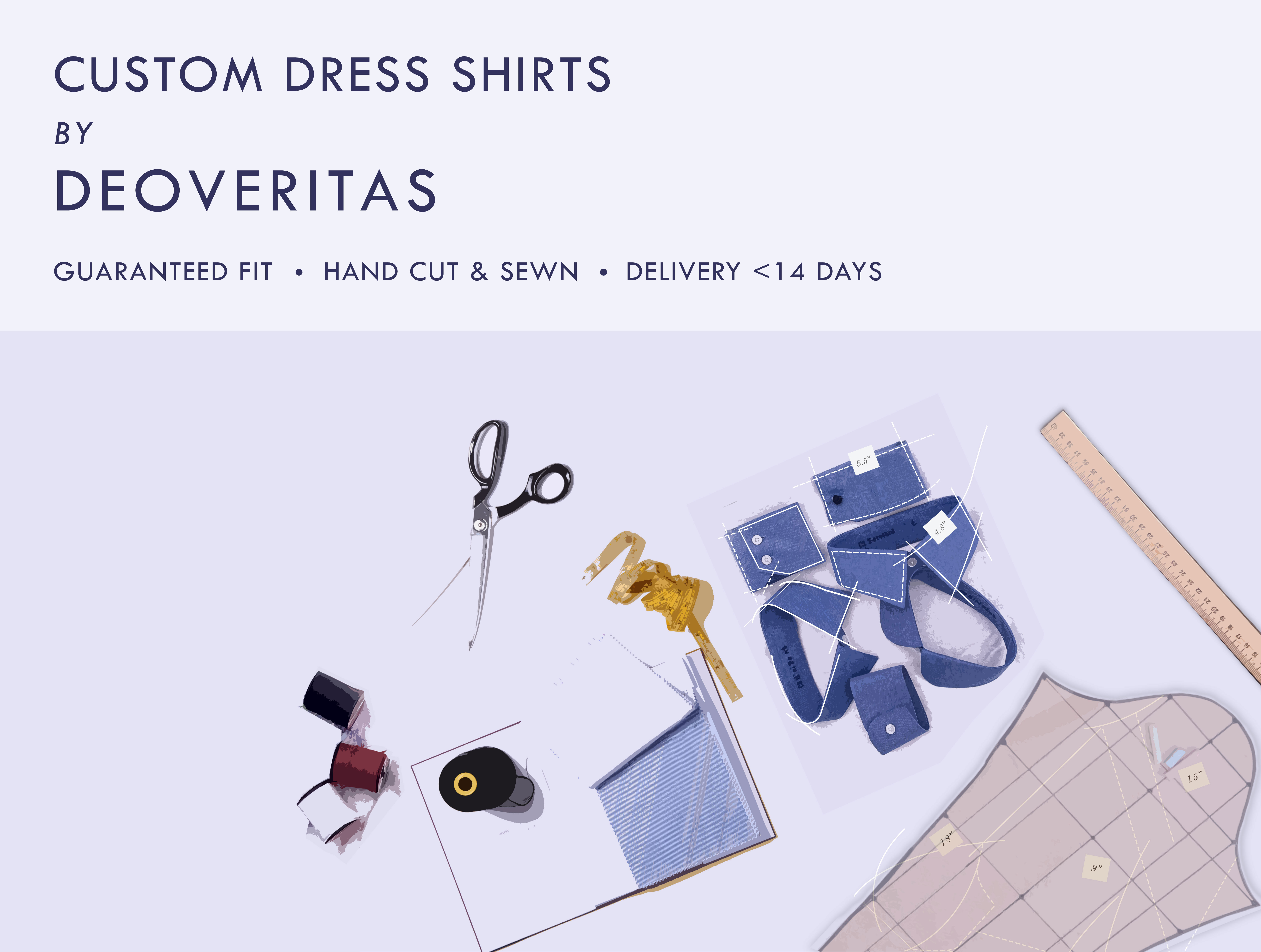 CUSTOM DRESS SHIRTS BY DEO VERITAS