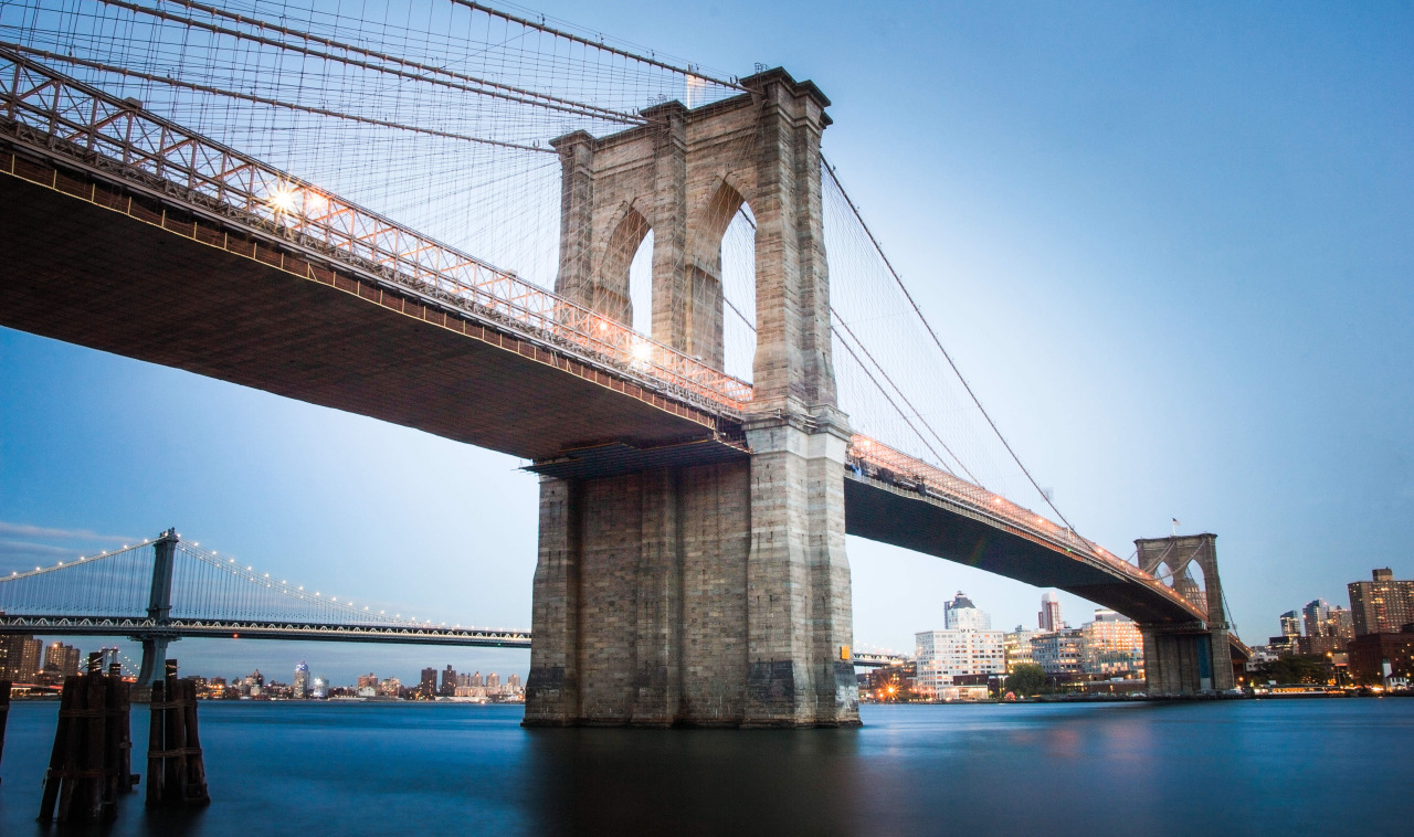 Iconic brooklyn bridge and our fall lookbook