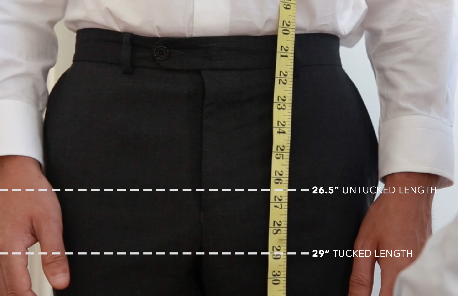 Dress Shirt Length ...