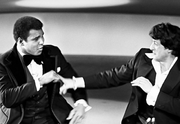 Boxing Legend And Style Icon Muhammad Ali: messing with stallone