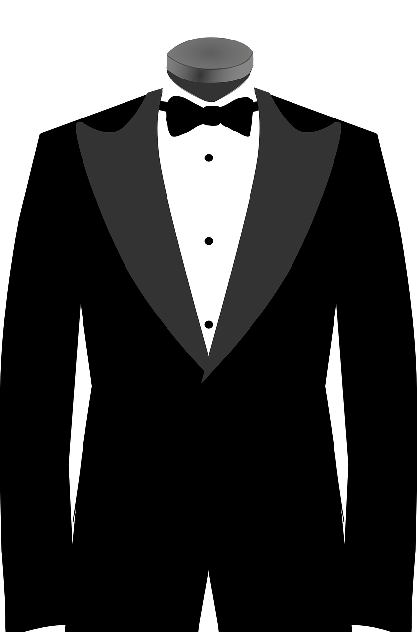 Tuxedo Svg, Wedding Svg, Tuxedo Clipart, Bow Tie Svg, Suit Svg ...