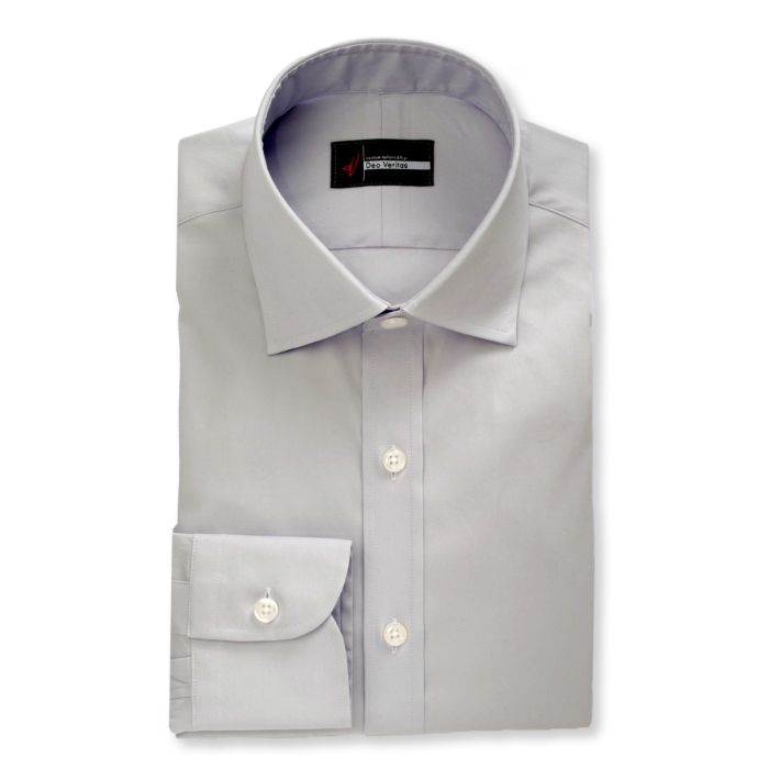 Grey Performance Stretch Dress Shirt