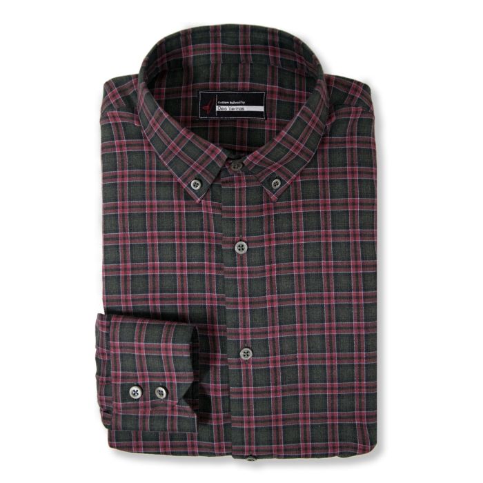 red flannel dress shirt